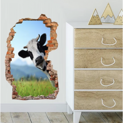 Sticker de interior wall crumble